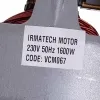 Двигатель VCM067 IRMATECH для пылесосов 1600W (с выступом) 2