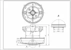 Двигатель VAC043UN SKL для пылесосов 1600W (с выступом) 4
