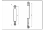 Амортизатор бака для стиральных машин Bosch 90N 00118869 5