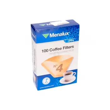 Фильтр бумажный №4 (100шт) CFP4 Menalux для капельных кофеварок Electrolux 9002563147