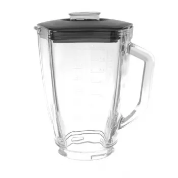 Чаша блендера 11015515 1500ml (стекло) с крышкой для кухонных комбайнов Bosch