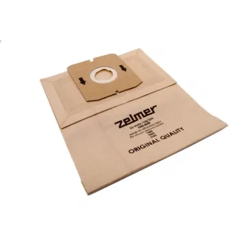 Набор мешков бумажных (5шт) для пылесосов Zelmer \ Bosch  1500.0050 12000744 (ZVCA015B)